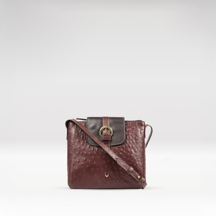 Ee Lyra Brown Leather Sling Bag