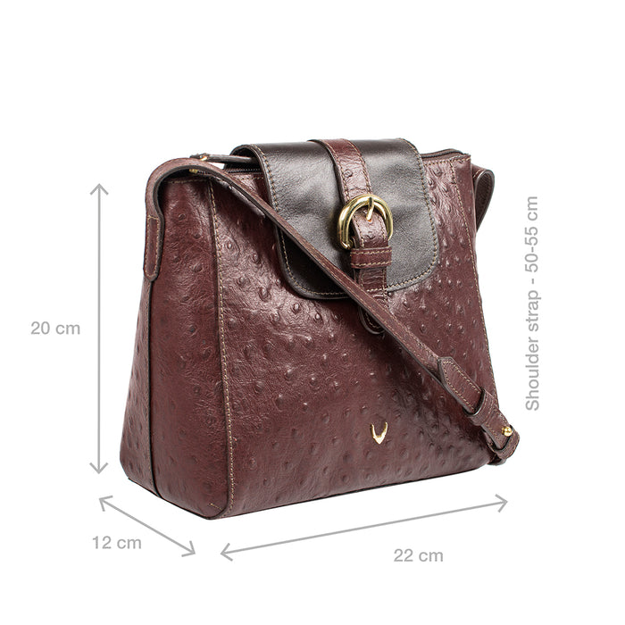 Ee Lyra Brown Leather Sling Bag