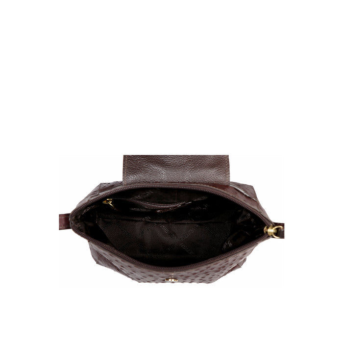 Ee Lyra Brown Leather Sling Bag