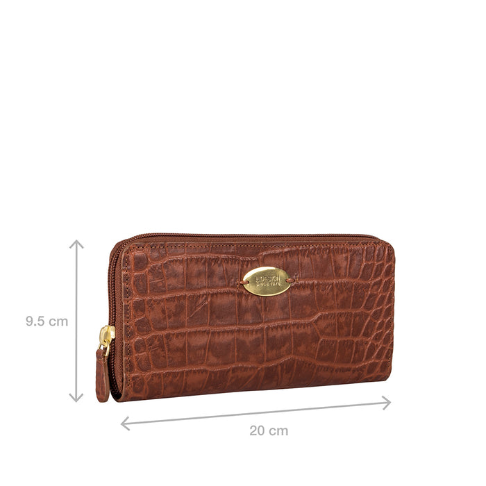 Ee Mackenziew2 Tan Leather Zip Around Wallet