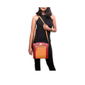 Ee Menera 04 Red Leather Crossbody