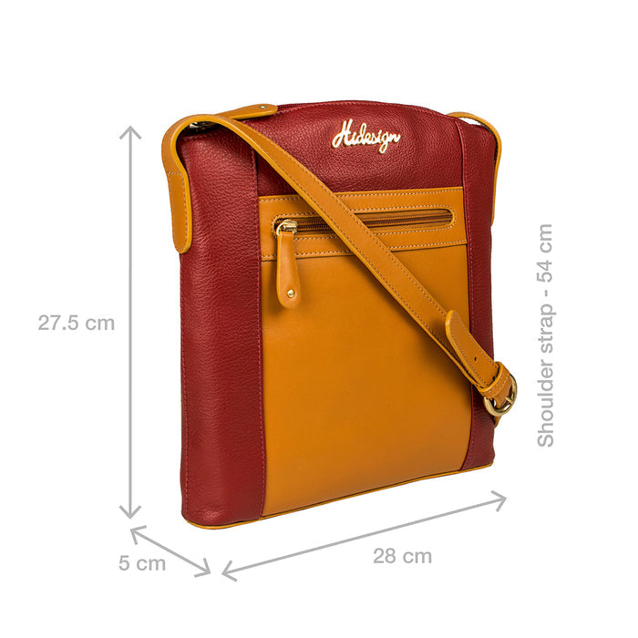 Ee Menera 04 Red Leather Crossbody