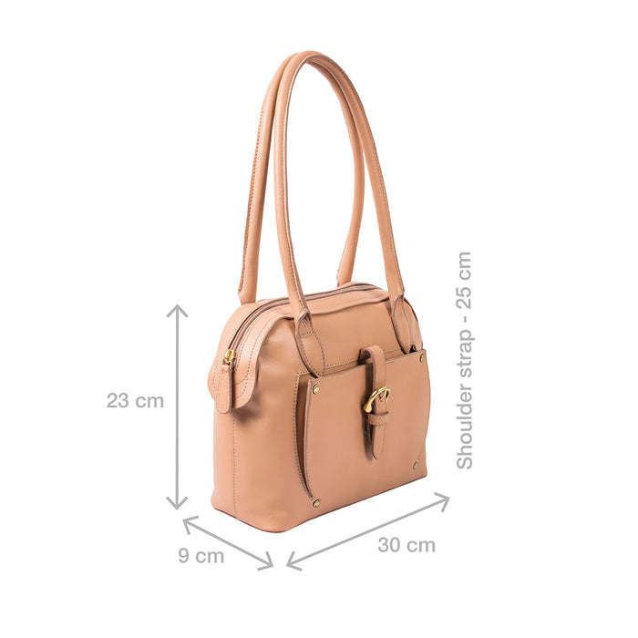 Ee Mercury 01 Off-White Leather Tote Bag