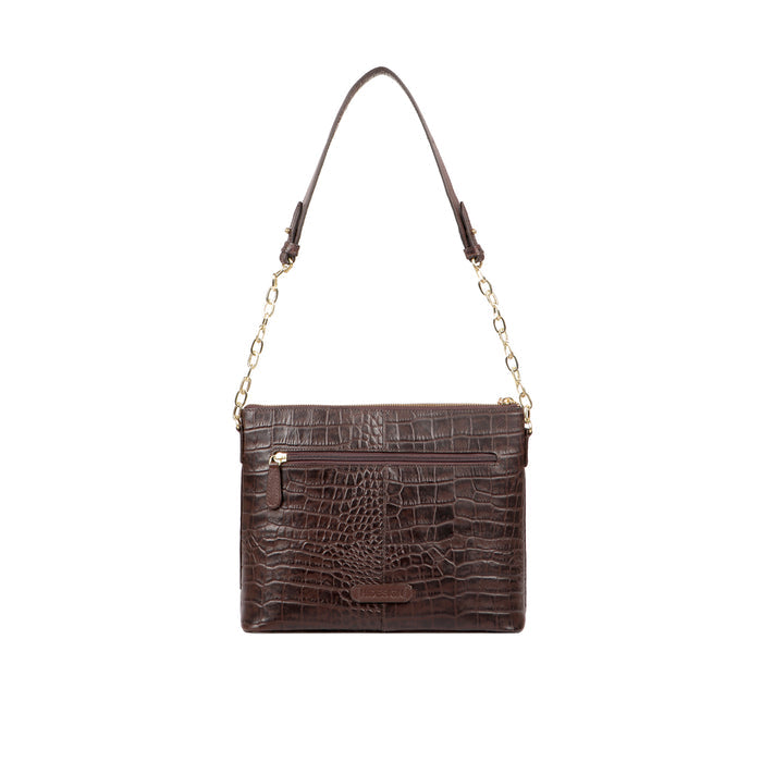 Ee Morocco 01 Brown Leather Shoulder Bag