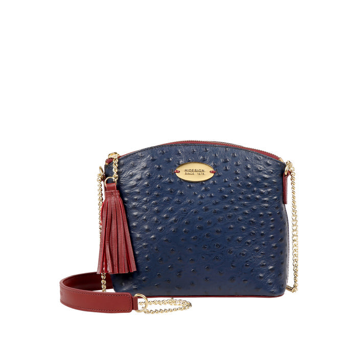 Ee Morocco 02 Blue Leather Sling Bag