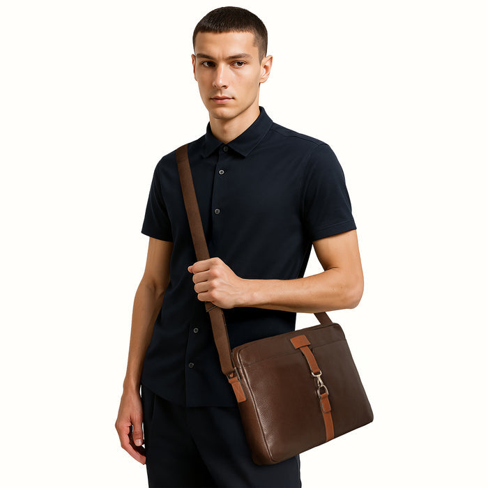Ee Neymar 01 Brown Leather  Crossbody