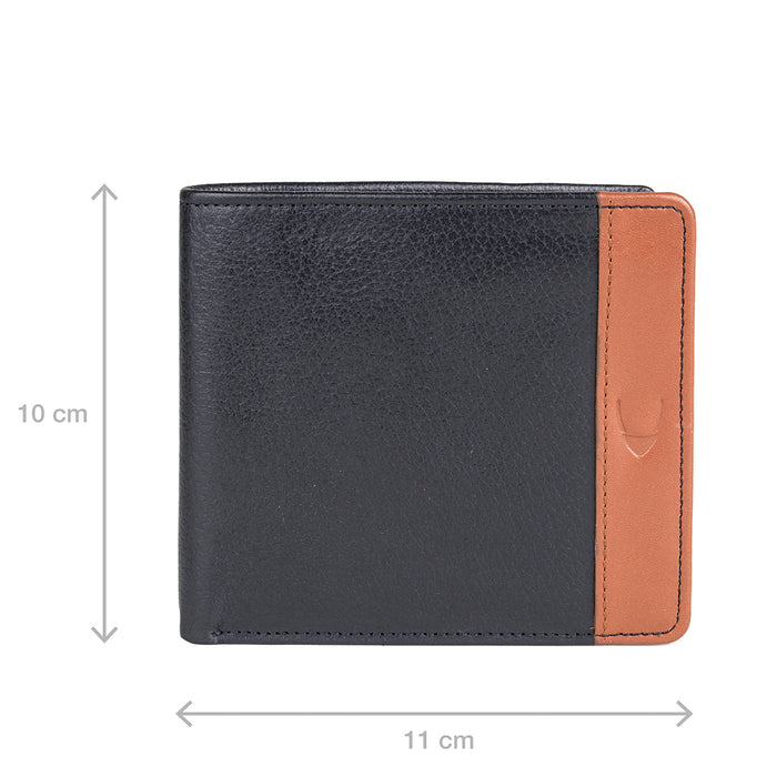 Ee Pluto W1  Black Leather Bi-Fold Wallet