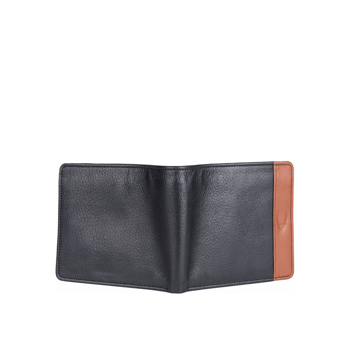 Ee Pluto W1  Black Leather Bi-Fold Wallet