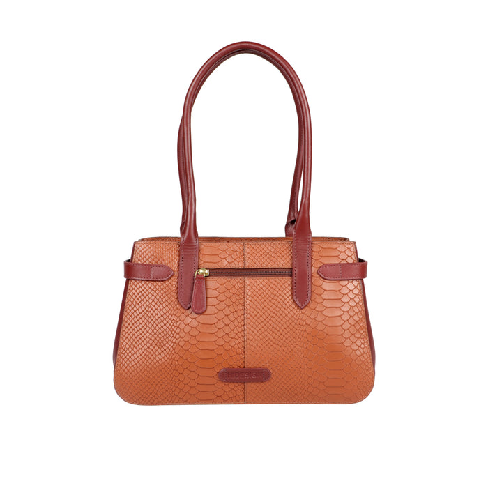 Ee Shanghai 02 Tan Leather Tote Bag
