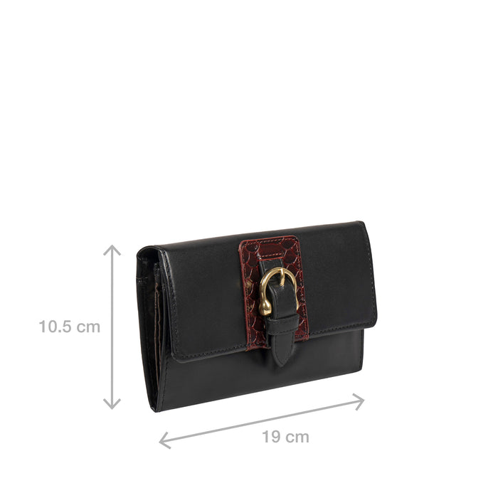 Ee Shanghai W1 Black Leather Clutch Wallet