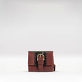 Ee Shanghai W3 Marsala Leather Trifold Wallet