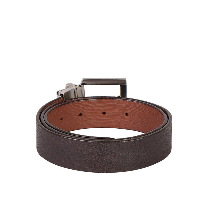 Ee Silva Men's Tan Reversible Leather Belt