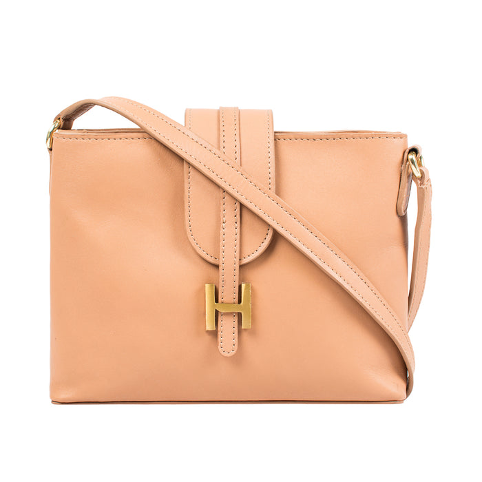 Ee Silvia 03 Off-White Leather Sling Bag