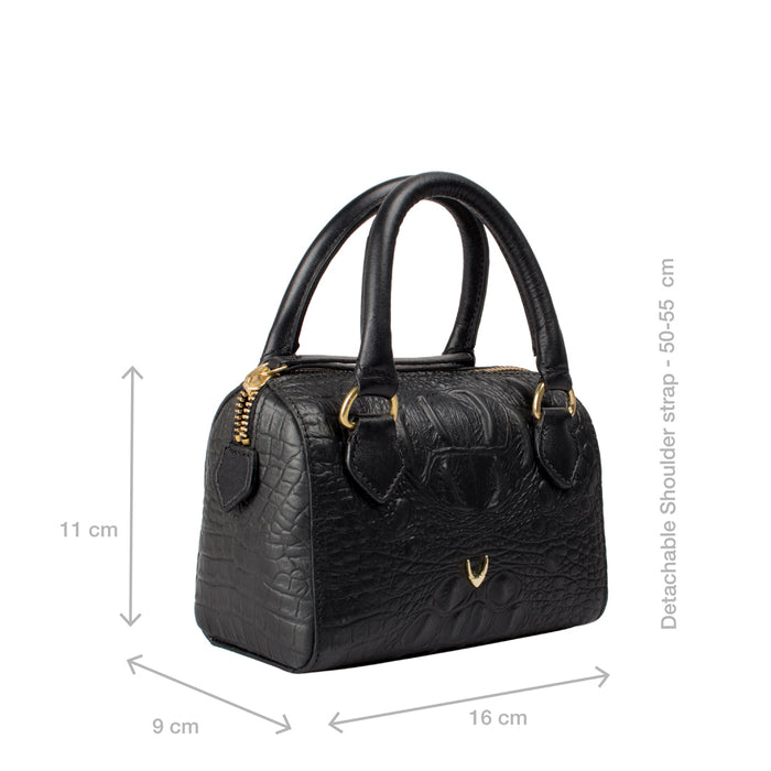 Ee Suzie Black Leather Micro Bag