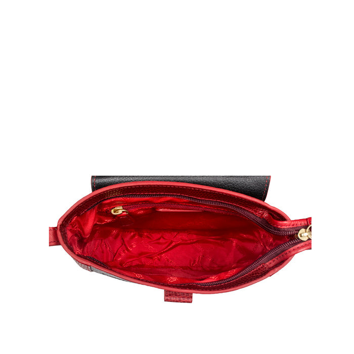 Ee Taurus 01 Red Leather Sling Bag