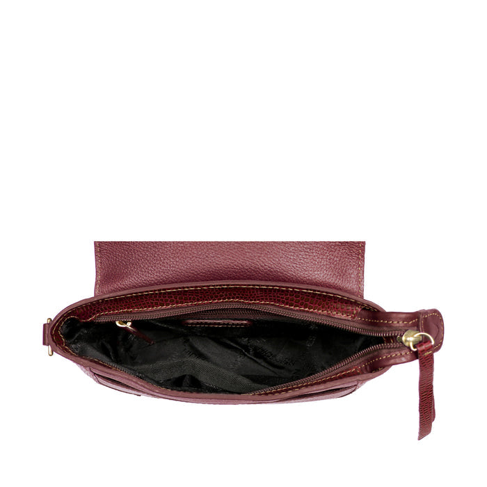 Ee Taurus 03 Red Leather Sling Bag