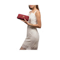 Ee Taurus W2  Marsala Leather Double Zip Around Wallet
