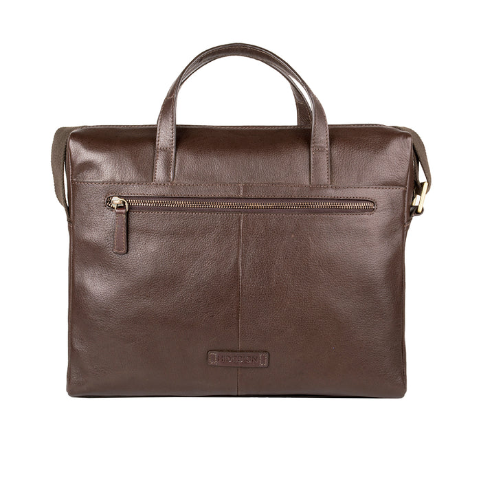 Ee Uranus 01 Brown Leather  Briefcase