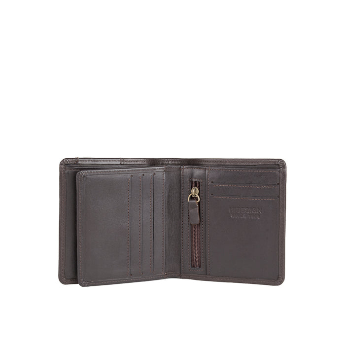 Ee Uranus W3  Brown Leather Bi-Fold Wallet