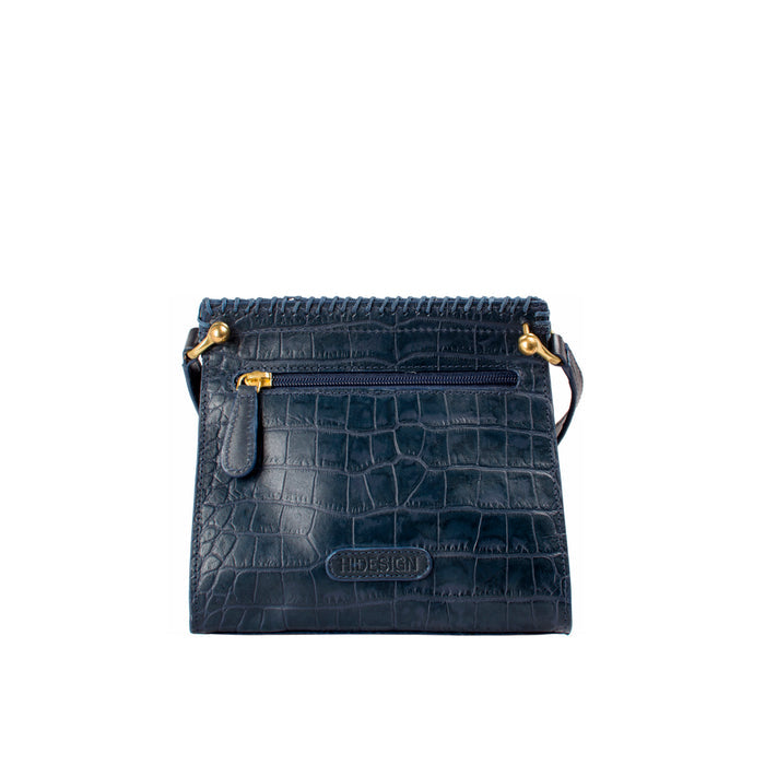 Ee Zoey Blue Leather Mini Bag