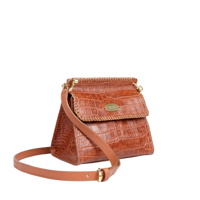 Ee Zoey Tan Leather Mini Bag