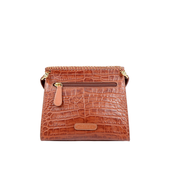 Ee Zoey Tan Leather Mini Bag