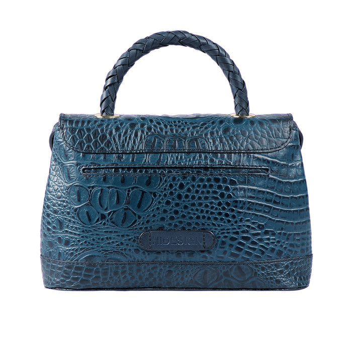 Epocca 03 Blue Leather Satchel