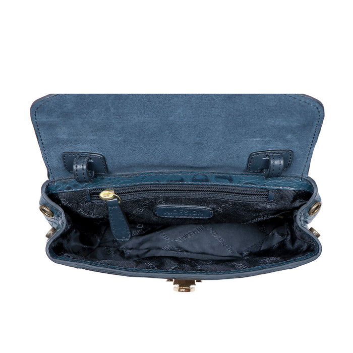 Epocca 03 Blue Leather Satchel