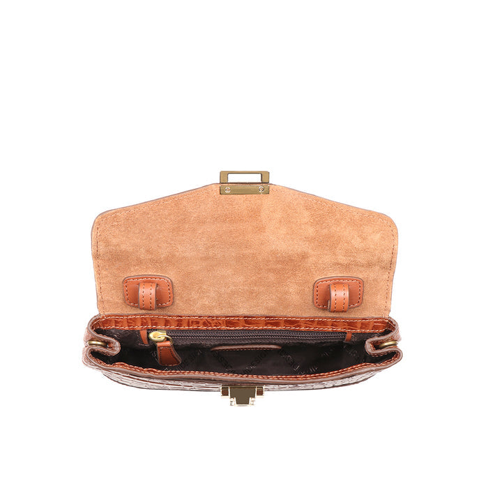 Epocca 03 Tan Leather Satchel