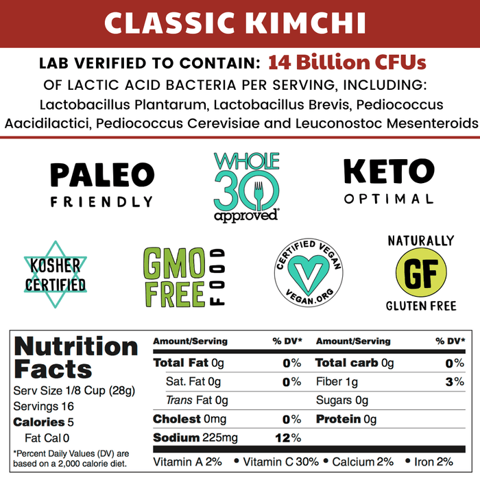 Fermented Classic Kimchi (3 PACK)
