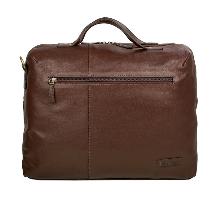 Fitch 03 Brown Leather  Briefcase