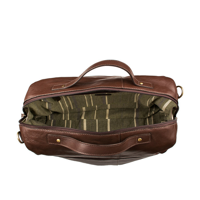 Fitch 03 Brown Leather  Briefcase