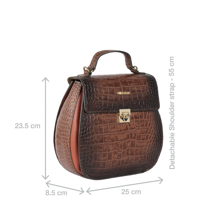 Fling 02 Tan Leather Satchel