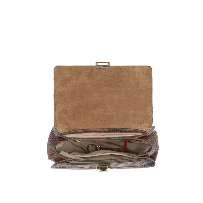 Fling 02 Tan Leather Satchel