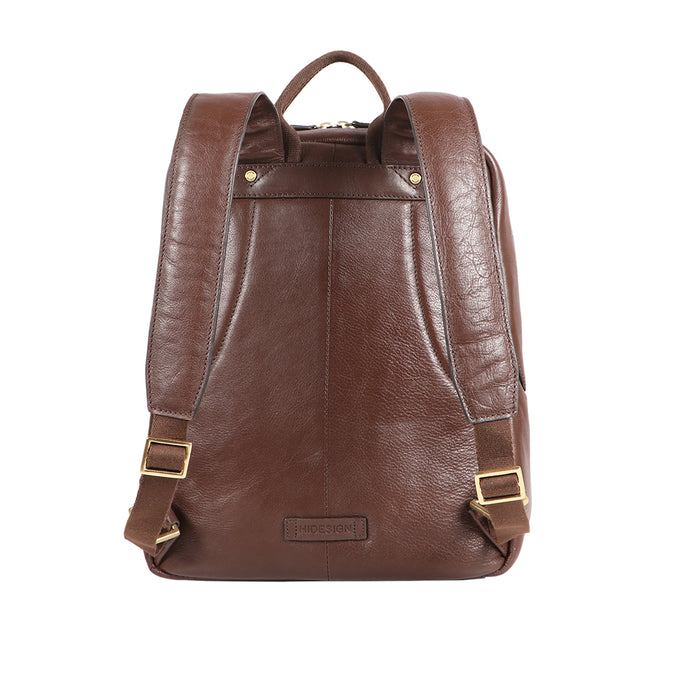 Flint Brown Leather  Backpack