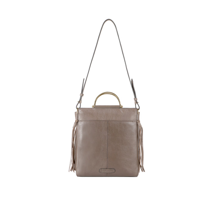 Flirt 01 Grey Leather Satchel