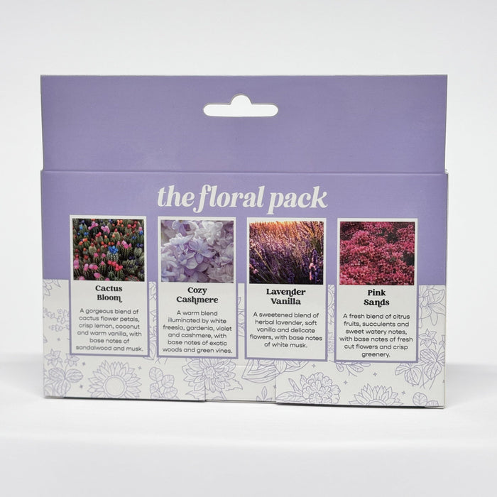 Floral Scents 4 Pack Scented Car Fresheners Bundle Vehicle Air Fresheners CE Craft