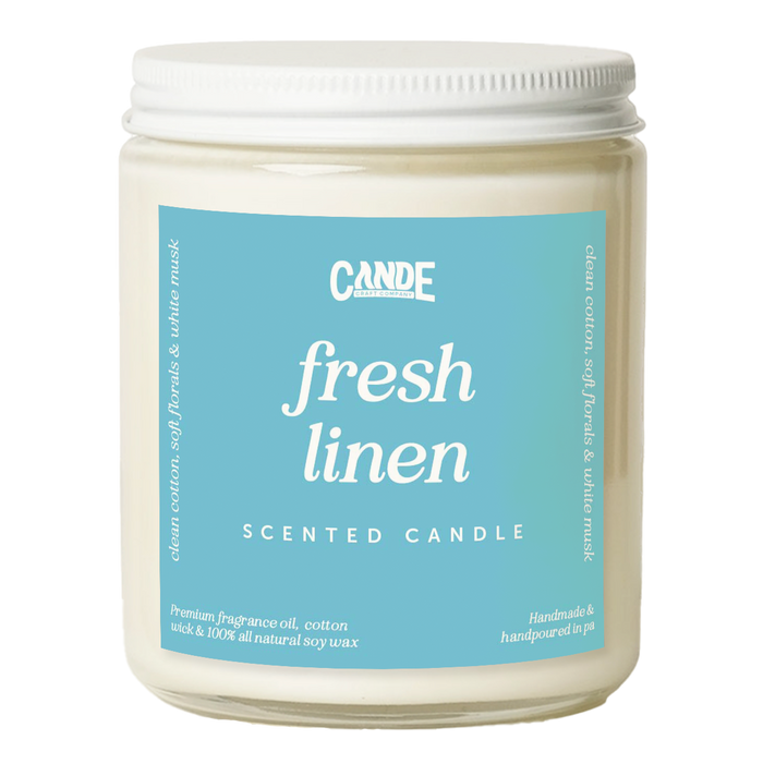 Fresh Linen Scented Candle