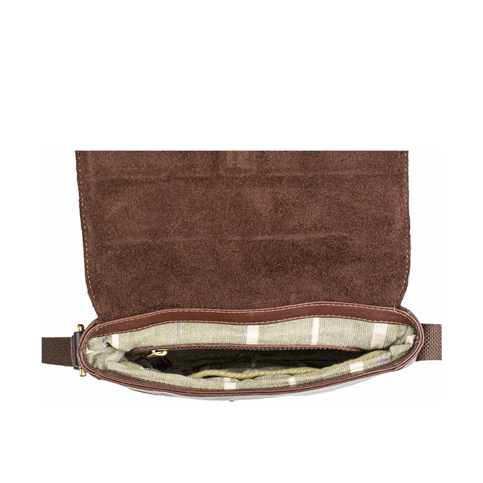 Gable 02 Brown Leather  Crossbody