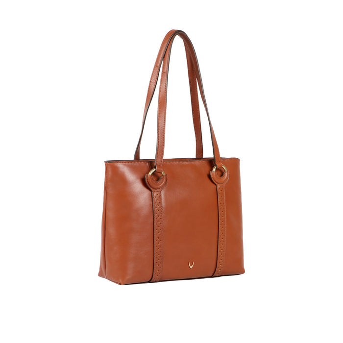 Gatsby 01 Tan Leather Tote Bag