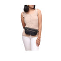 Gothic 01 Black Leather Belt Bag