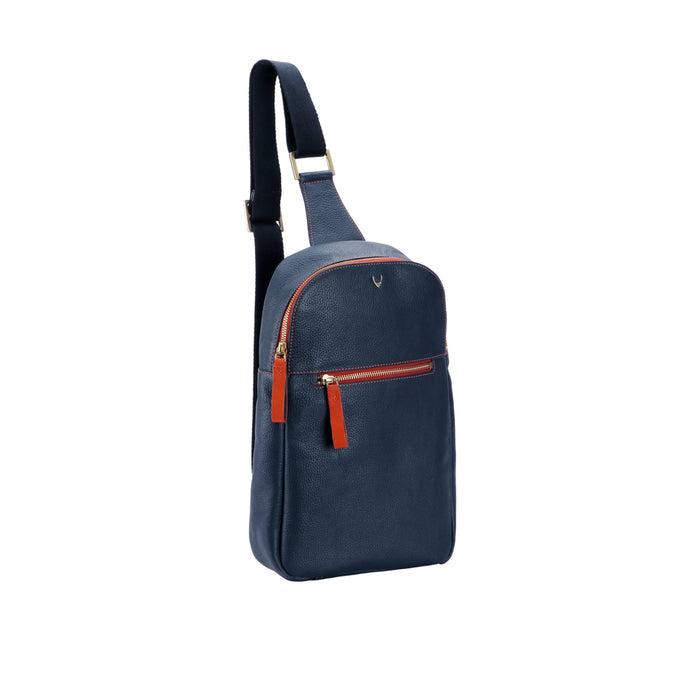 Gypsy 03 Blue Leather Backpack