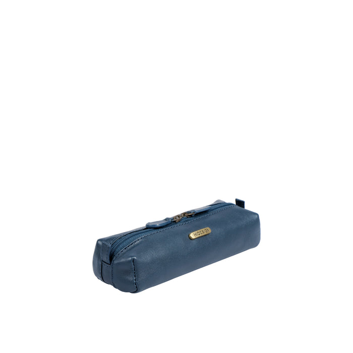H3 Blue Leather Pencil Case