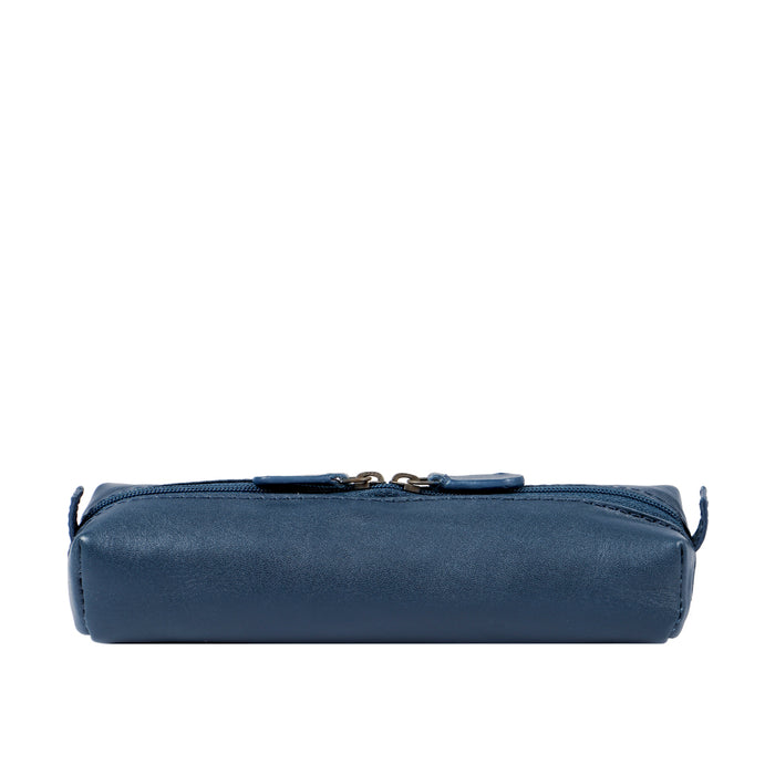 H3 Blue Leather Pencil Case