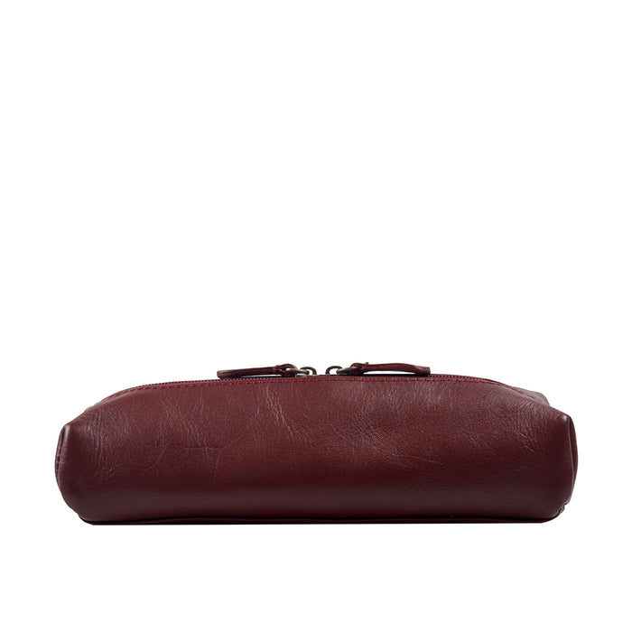 H3 Red Leather Pencil Case