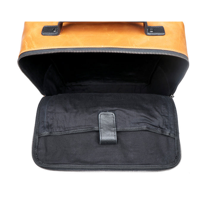 Hard Rock 03 Tan Leather  Backpack