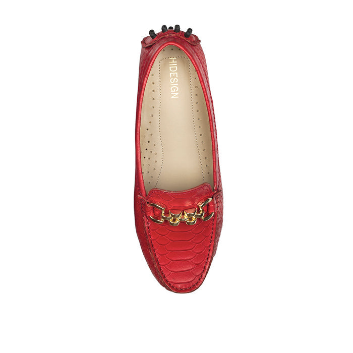 HEPBURN WOMENS MOCASSIN SHOES - Hidesign