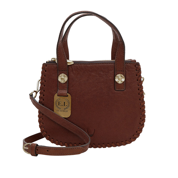 Hope 01 Brown Leather Satchel