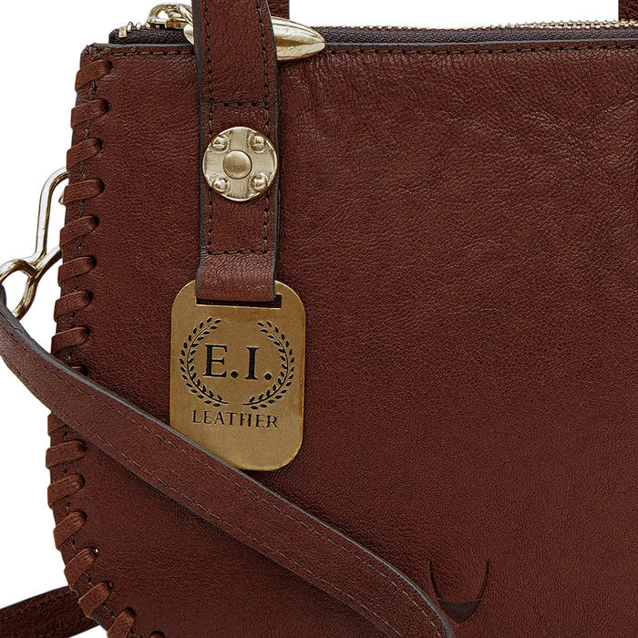 Hope 01 Brown Leather Satchel