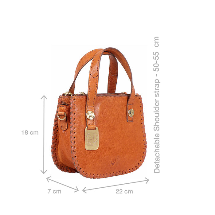 Hope 01 Tan Leather Satchel